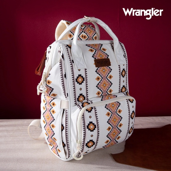 Wrangler Aztec Printed Callie Backpack - Tan - Picture 1 of 5